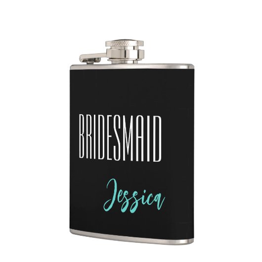 Eigen naam bridesmaïde fles heupfles (Links)