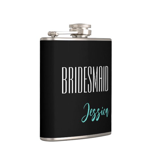 Eigen naam bridesmaïde fles heupfles (Rechts)