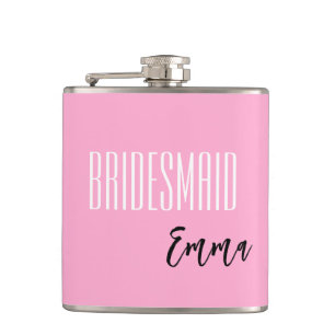 Eigen naam bridesmaïde fles heupfles