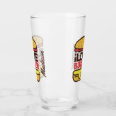 Eigen naam Burger Lover glas (Links)