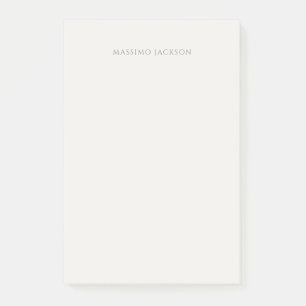 Eigen Naam Calligrafie Eenvoudig Gewone Pastel Kle Post-it® Notes