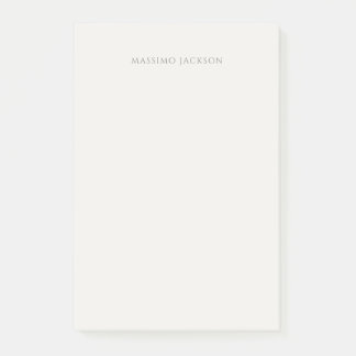 Eigen Naam Calligrafie Eenvoudig Gewone Pastel Kle Post-it® Notes