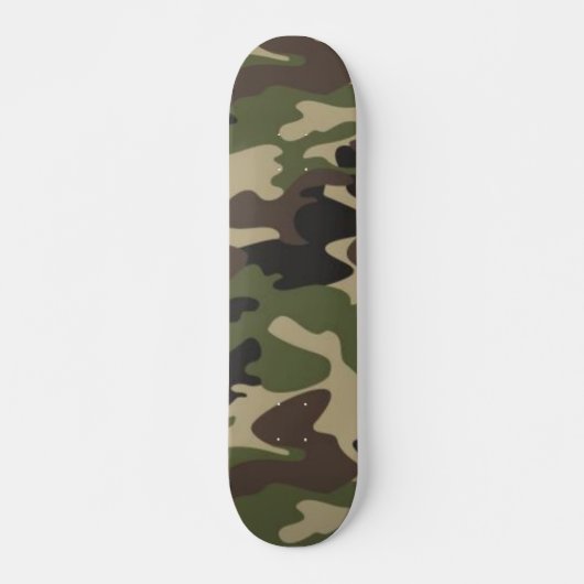 Eigen naam Camouflaged Camo Design Skateboard (Voorkant)