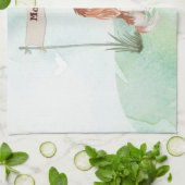 Eigen naam Cavalier King Charles Spaniel Pet Dog Theedoek (Gevouwen)