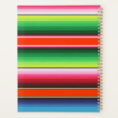 Eigen naam Charro Horse Spaanse Mexicaanse Serape Planner (Achterkant)