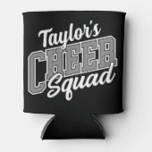 Eigen naam Cheerleader School Varsity Cheer Squad Blikjeskoeler (Voorkant)