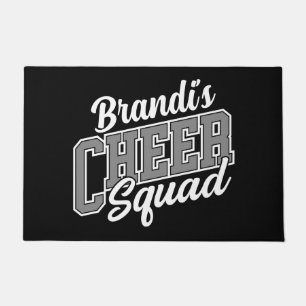 Eigen naam Cheerleader School Varsity Cheer Squad Deurmat