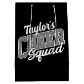 Eigen naam Cheerleader School Varsity Cheer Squad Medium Cadeauzakje (Achterkant)