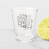 Eigen naam Cheerleader School Varsity Cheer Squad Shot Glas (Achterkant)