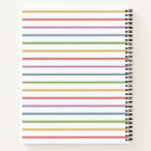 Eigen naam — Colorful Teacher Apprecits — cadeautj Notitieboek (Achterkant)