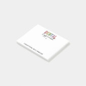 Eigen naam Dental Hygienist RDH-cadeautjes Post-it® Notes (Schuin)