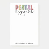 Eigen naam Dental Hygienist RDH-cadeautjes Post-it® Notes (Voorkant)