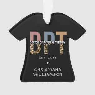 Eigen naam DPT Doctor in de Fysieke Therapie Cheet Ornament