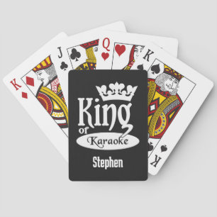 Eigen naam en kleurenkorf van Karaoke Pokerkaarten