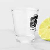 Eigen naam en tekst Camper Van shot glas (Links)