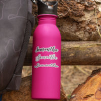 Eigen naam Etiket voor geïsoleerde tiumbler decal-