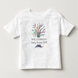 Eigen naam Familie Boom gezinshereniging Kinder Shirts