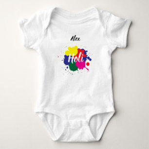 Eigen naam First Happy Holi Festival Romper