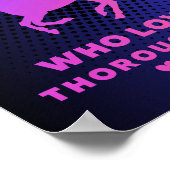 Eigen naam gewoon een meisje dat van Thoroughbreds Poster (Hoek)
