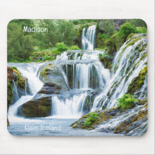 Eigen naam Gjain Waterfall, IJsland Muismat