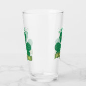 Eigen naam Gold Shamrock St Patrick's Day Glas (Rechts)