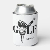 Eigen naam Golf Blikjeskoeler (Blikje Voorkant)