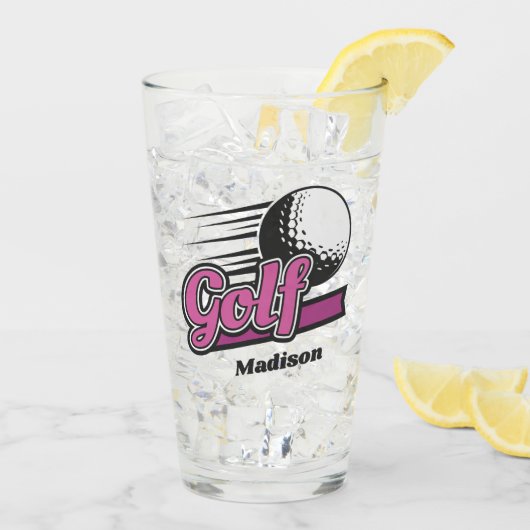 Eigen naam Golf Glas (Achterkant ijs)