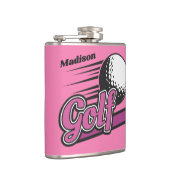 Eigen naam Golf Heupfles (Rechts)