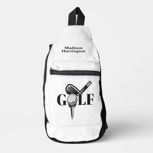 Eigen naam Golf Sling Bag (Voorkant)
