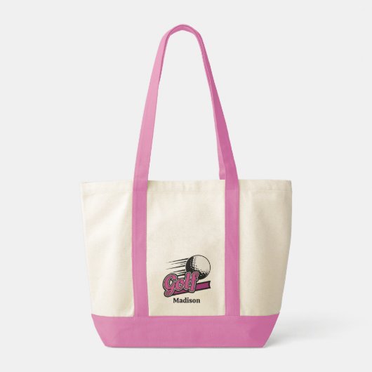 Eigen naam Golf Tote Bag (Achterkant)