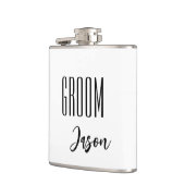Eigen naam Groom Flask Heupfles (Links)