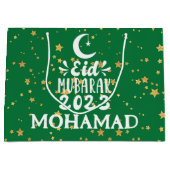 Eigen naam Grote Eid 2023 Gift Bag Groot Cadeauzakje (Voorkant)