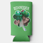 Eigen naam Ierse klaverfoto St Patricks Day (Achterkant)
