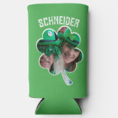 Eigen naam Ierse klaverfoto St Patricks Day (Voorkant)