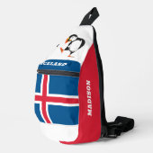 Eigen naam IJsland Puffin Sling Bag (Rechterhoek)