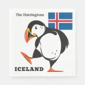 Eigen naam IJsland Servet (Voorkant)