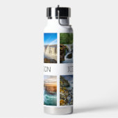 Eigen naam IJslandse watervallen Waterfles (Links)