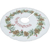 Eigen naam kerstboomrok kerstboom rok (Gekanteld)