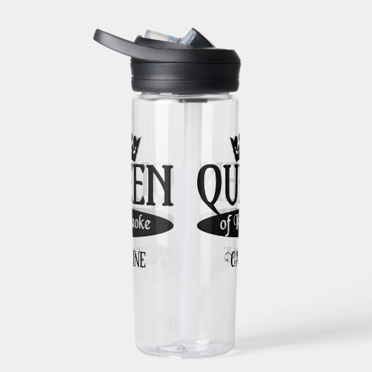 Eigen naam koningin van Karaoke Waterfles (Rechts)