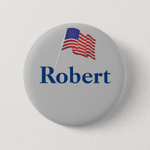 Eigen naam Label Tekstpatriottisch badge Pinback Ronde Button 5,7 Cm