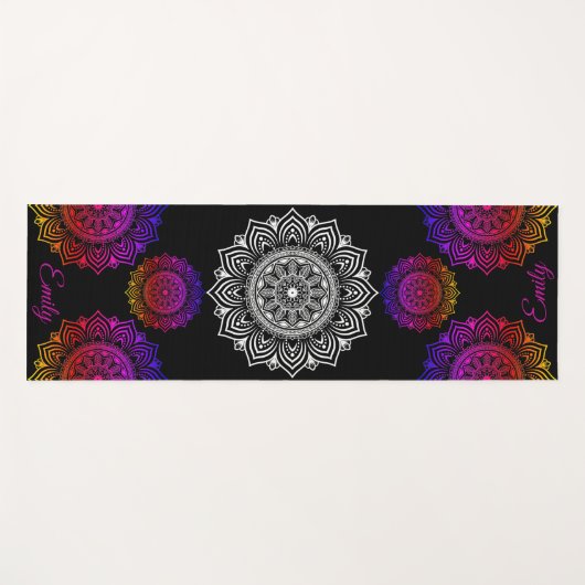 Eigen naam Mandala Exercise Yoga Mat (Voorkant (horizontaal))