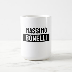 Eigen naam minimalistisch modern sober zwart wit koffiemok