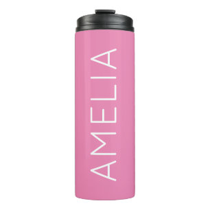 Eigen naam Modern Minimalist Professional Plain Pi Thermosbeker