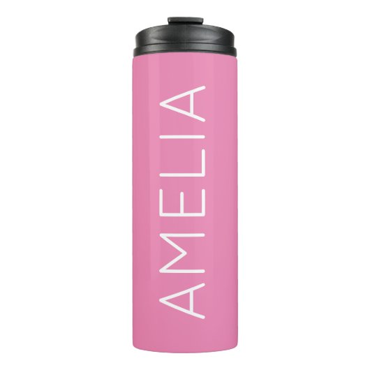 Eigen naam Modern Minimalist Professional Plain Pi Thermosbeker (Voorkant)