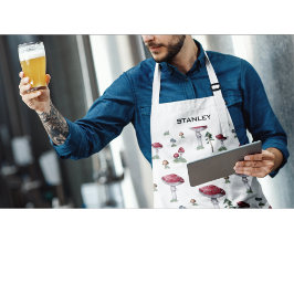 Eigen naam Mushroom Schort