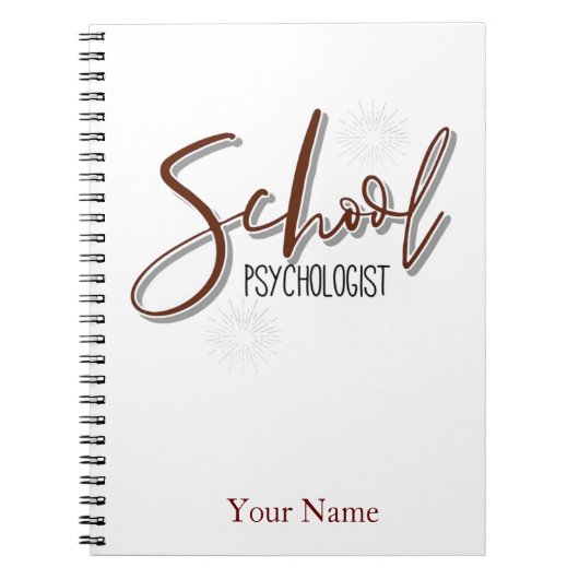 Eigen naam Notitieboek psycholoog school (Voorkant)