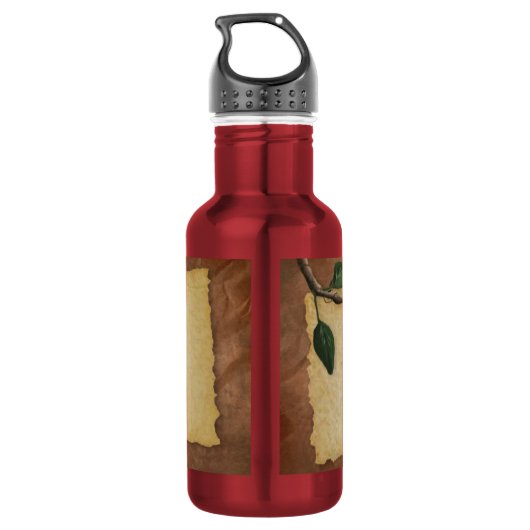 Eigen naam Orchard Apple Drink Bottle Waterfles (Achterkant)