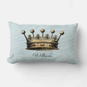 Eigen naam Royal  Gold Crown Home Decor Kussen