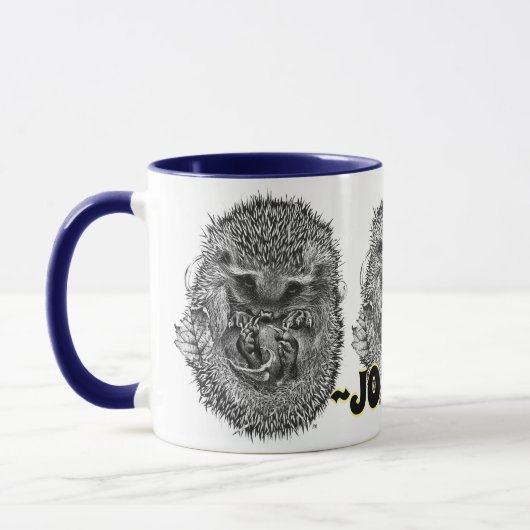 Eigen naam slaapegelegelcombokoffiekoffie-mok mok (Links)