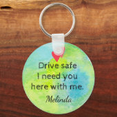 Eigen naam Sleutelhanger voor man/vrouw/vriend/Kin (Voorkant)